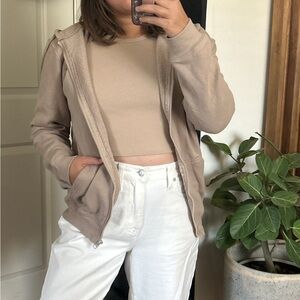 Disney Zip Front Bambi Character Hooded Sweatshirt. Size XS